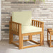 Sofa cu Brațe Lemn de acacia solid și poliester natural - WALTI WALTI