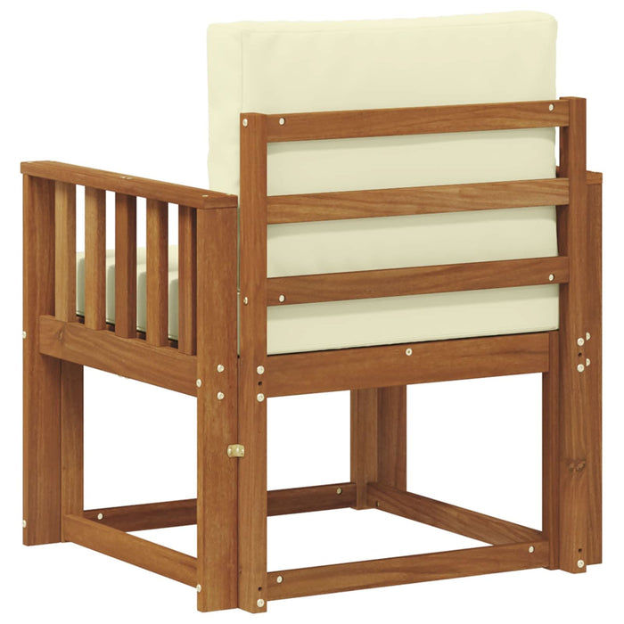 Sofa cu Brațe Lemn de acacia solid și poliester natural - WALTI WALTI