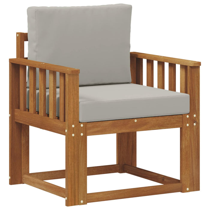 Sofa cu Brațe Lemn de acacia solid și poliester natural - WALTI WALTI