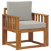 Sofa cu Brațe Lemn de acacia solid și poliester natural - WALTI WALTI