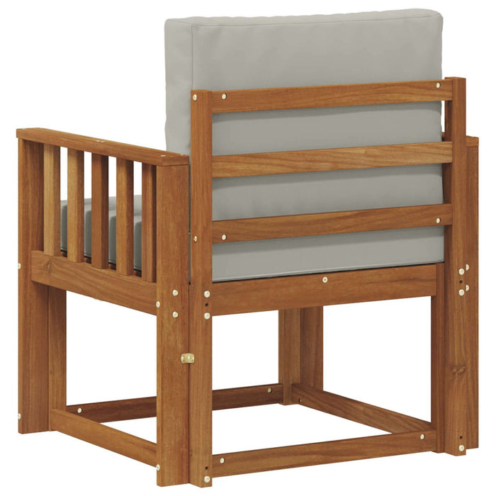 Sofa cu Brațe Lemn de acacia solid și poliester natural - WALTI WALTI