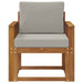 Sofa cu Brațe Lemn de acacia solid și poliester natural - WALTI WALTI