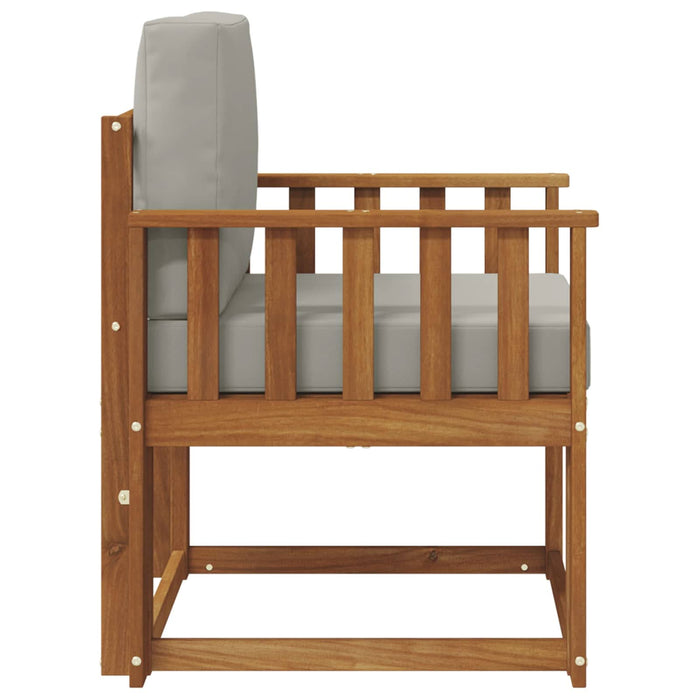 Sofa cu Brațe Lemn de acacia solid și poliester natural - WALTI WALTI