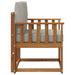 Sofa cu Brațe Lemn de acacia solid și poliester natural - WALTI WALTI