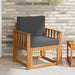 Canapea de exterior Lemn de acacia solid și poliester natural - WALTI WALTI
