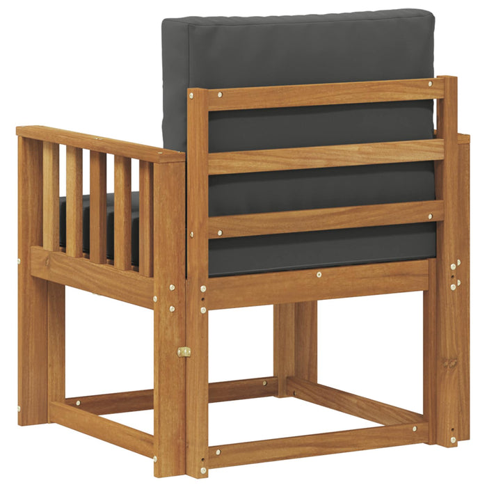 Canapea de exterior Lemn de acacia solid și poliester natural - WALTI WALTI