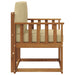 Sofa cu Brațe Lemn de acacia solid și poliester natural - WALTI WALTI