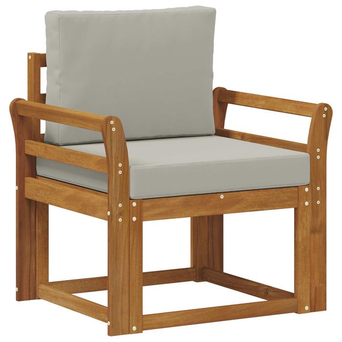 Sofa cu Brațe Lemn de acacia solid și poliester natural - WALTI WALTI