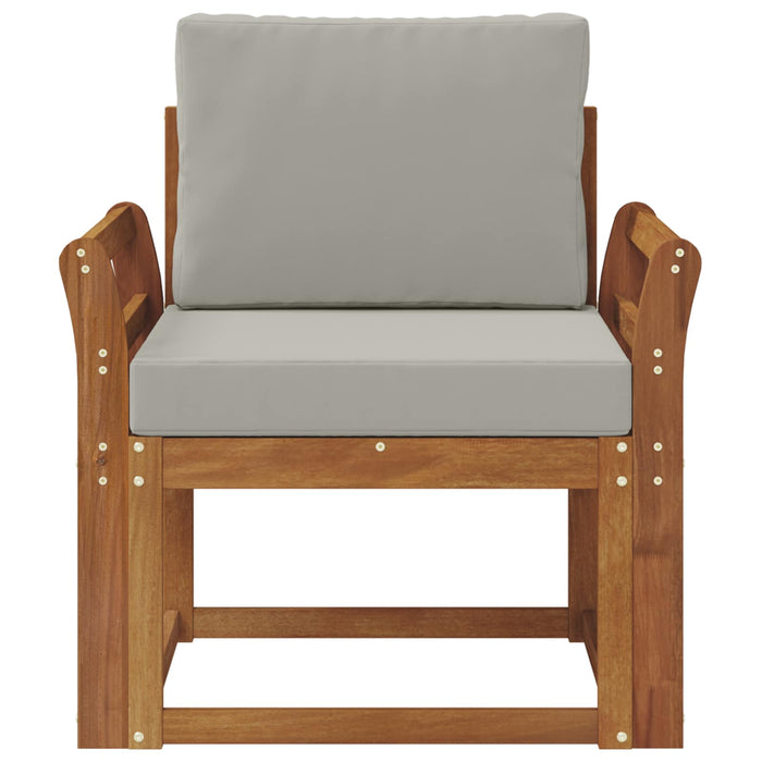Sofa cu Brațe Lemn de acacia solid și poliester natural - WALTI WALTI
