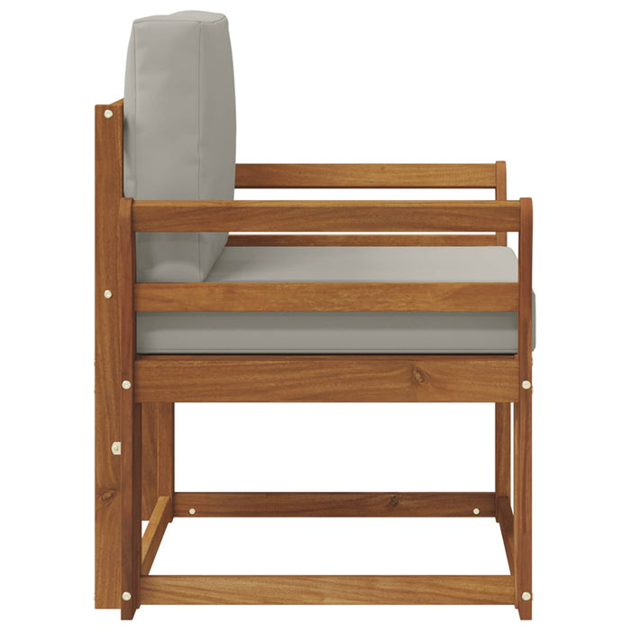 Sofa cu Brațe Lemn de acacia solid și poliester natural - WALTI WALTI