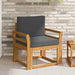 Canapea de exterior Lemn de acacia solid și poliester natural - WALTI WALTI