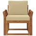 Sofa cu Brațe Lemn de acacia solid și poliester natural - WALTI WALTI