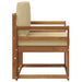 Sofa cu Brațe Lemn de acacia solid și poliester natural - WALTI WALTI