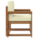Sofa cu Brațe Lemn de acacia solid și poliester natural - WALTI WALTI