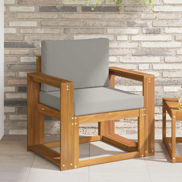Sofa cu Brațe Lemn de acacia solid și poliester natural - WALTI WALTI