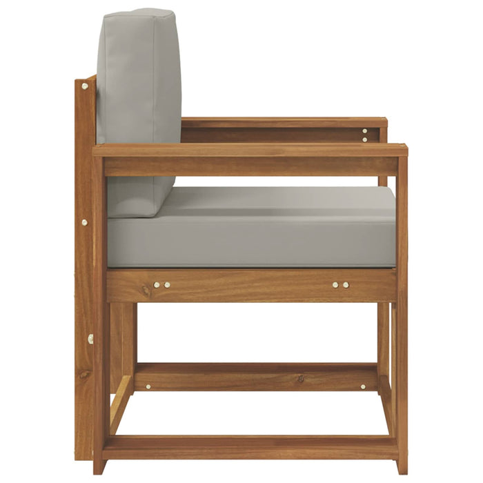 Sofa cu Brațe Lemn de acacia solid și poliester natural - WALTI WALTI