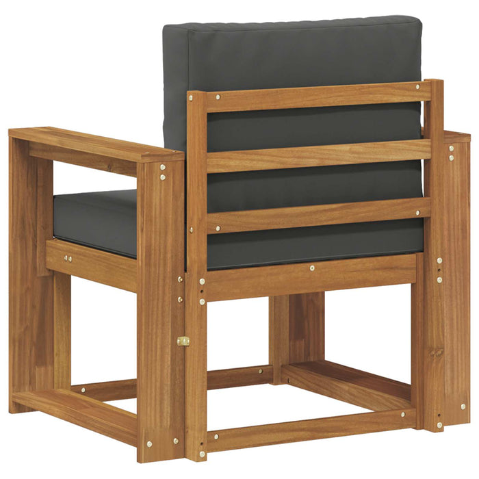 Canapea de exterior Lemn de acacia solid și poliester natural - WALTI WALTI
