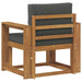 Canapea de exterior Lemn de acacia solid și poliester natural - WALTI WALTI