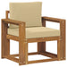 Sofa cu Brațe Lemn de acacia solid și poliester natural - WALTI WALTI
