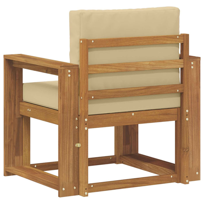 Sofa cu Brațe Lemn de acacia solid și poliester natural - WALTI WALTI