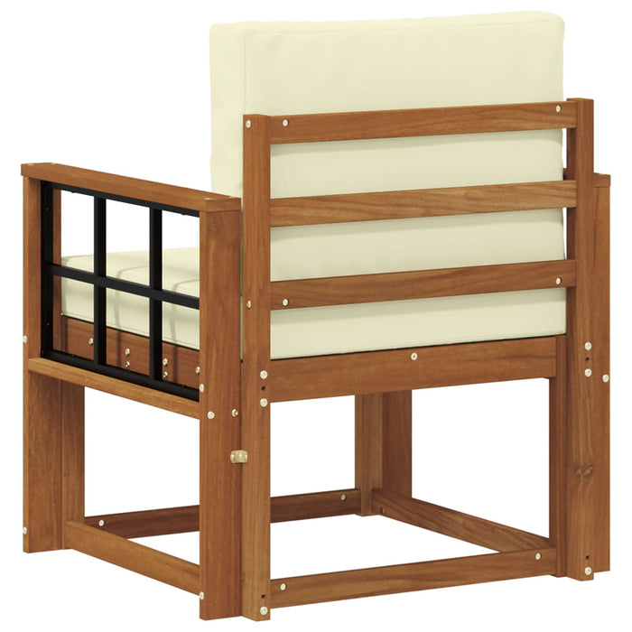 Sofa cu Brațe Lemn de acacia solid și poliester natural - WALTI WALTI