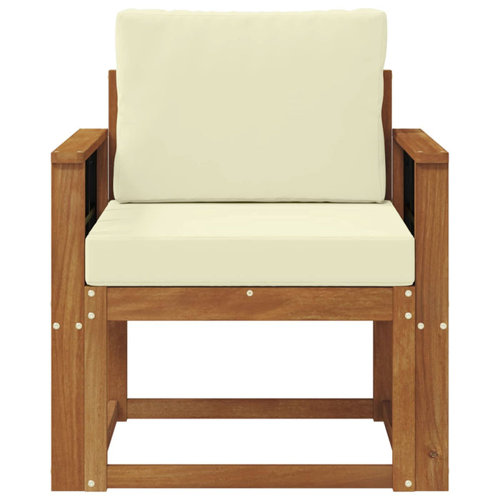 Sofa cu Brațe Lemn de acacia solid și poliester natural - WALTI WALTI