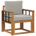 Sofa cu Brațe Lemn de acacia solid și poliester natural - WALTI WALTI