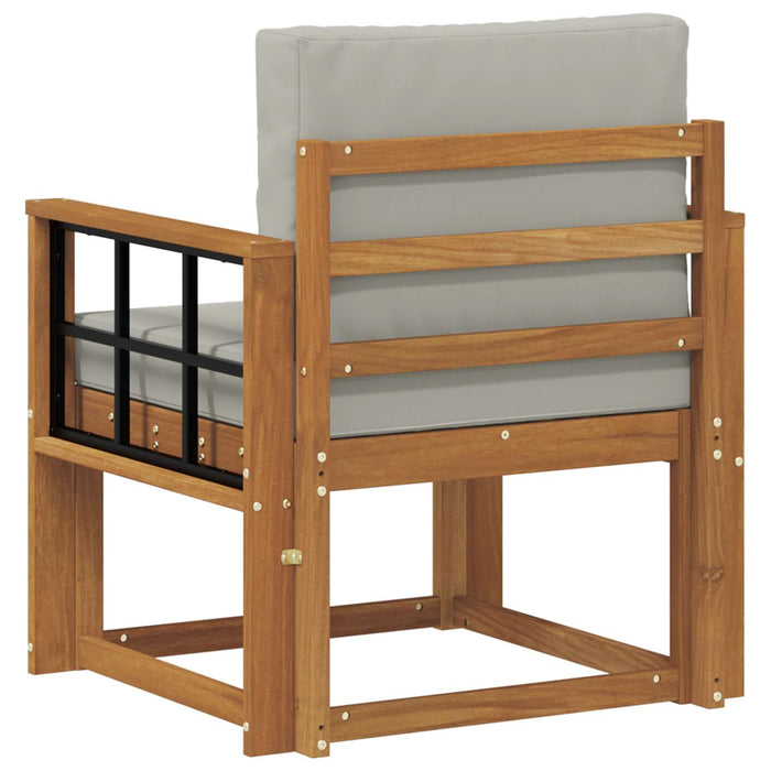 Sofa cu Brațe Lemn de acacia solid și poliester natural - WALTI WALTI