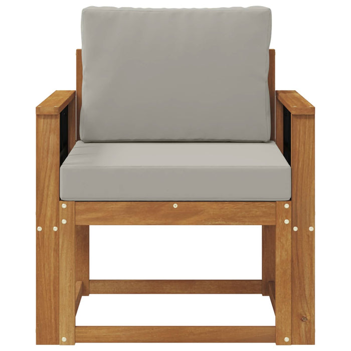 Sofa cu Brațe Lemn de acacia solid și poliester natural - WALTI WALTI