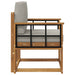Sofa cu Brațe Lemn de acacia solid și poliester natural - WALTI WALTI