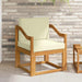 Sofa cu Brațe Lemn de acacia solid și poliester natural - WALTI WALTI
