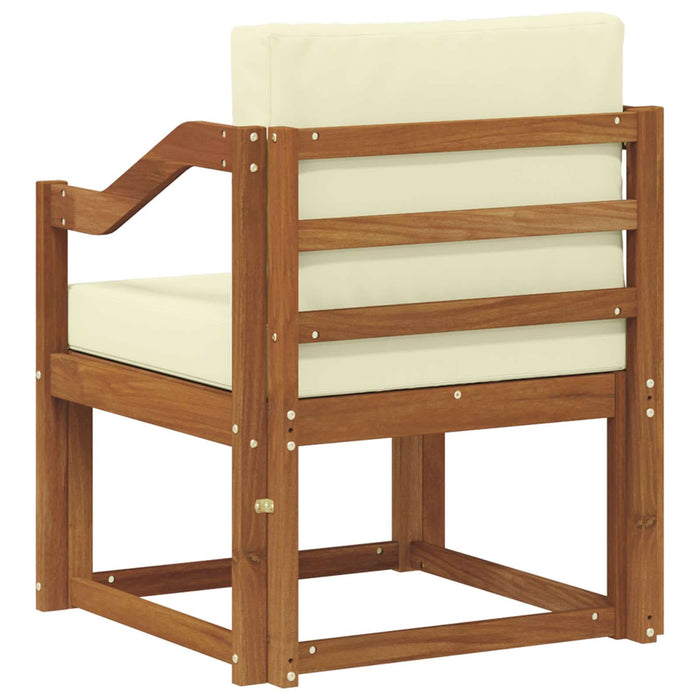 Sofa cu Brațe Lemn de acacia solid și poliester natural - WALTI WALTI