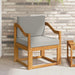 Sofa cu Brațe Lemn de acacia solid și poliester natural - WALTI WALTI
