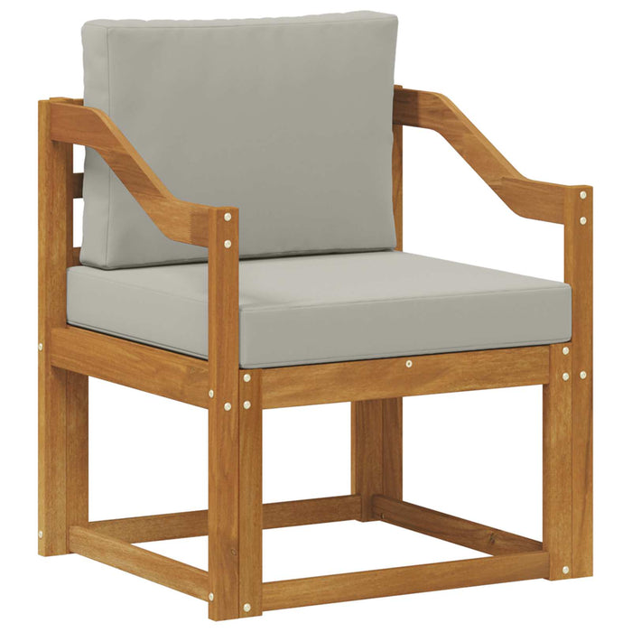 Sofa cu Brațe Lemn de acacia solid și poliester natural - WALTI WALTI
