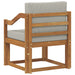 Sofa cu Brațe Lemn de acacia solid și poliester natural - WALTI WALTI