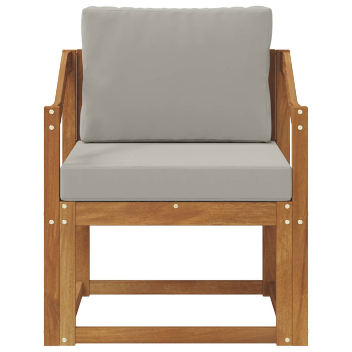 Sofa cu Brațe Lemn de acacia solid și poliester natural - WALTI WALTI