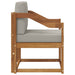 Sofa cu Brațe Lemn de acacia solid și poliester natural - WALTI WALTI