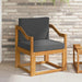 Canapea de exterior Lemn de acacia solid și poliester natural - WALTI WALTI