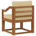 Sofa cu Brațe Lemn de acacia solid și poliester natural - WALTI WALTI