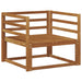 Canapea Medie pentru Exterior Lemn Solid de Acacia natural - WALTI WALTI