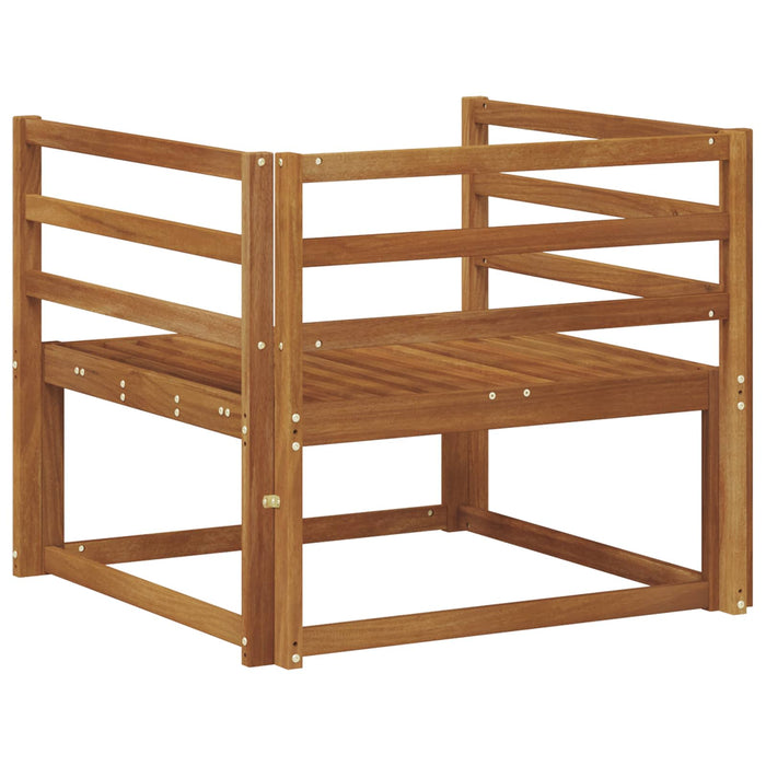 Canapea Medie pentru Exterior Lemn Solid de Acacia natural - WALTI WALTI