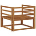 Canapea Medie pentru Exterior Lemn Solid de Acacia natural - WALTI WALTI
