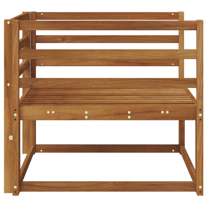 Canapea Medie pentru Exterior Lemn Solid de Acacia natural - WALTI WALTI