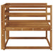 Canapea Medie pentru Exterior Lemn Solid de Acacia natural - WALTI WALTI