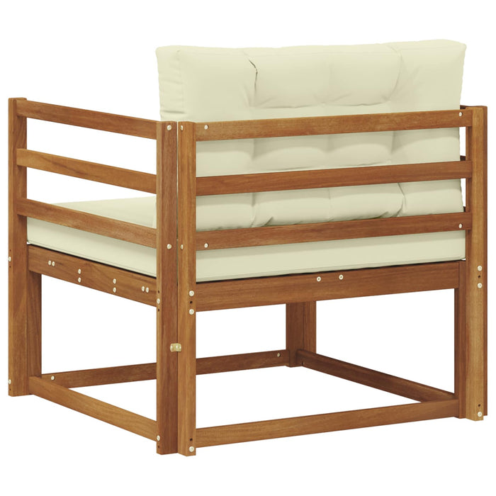 Canapea Medie pentru Exterior Lemn Solid de Acacia natural - WALTI WALTI