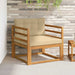 Canapea Medie pentru Exterior Lemn Solid de Acacia natural - WALTI WALTI