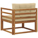 Canapea Medie pentru Exterior Lemn Solid de Acacia natural - WALTI WALTI