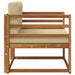 Canapea Medie pentru Exterior Lemn Solid de Acacia natural - WALTI WALTI