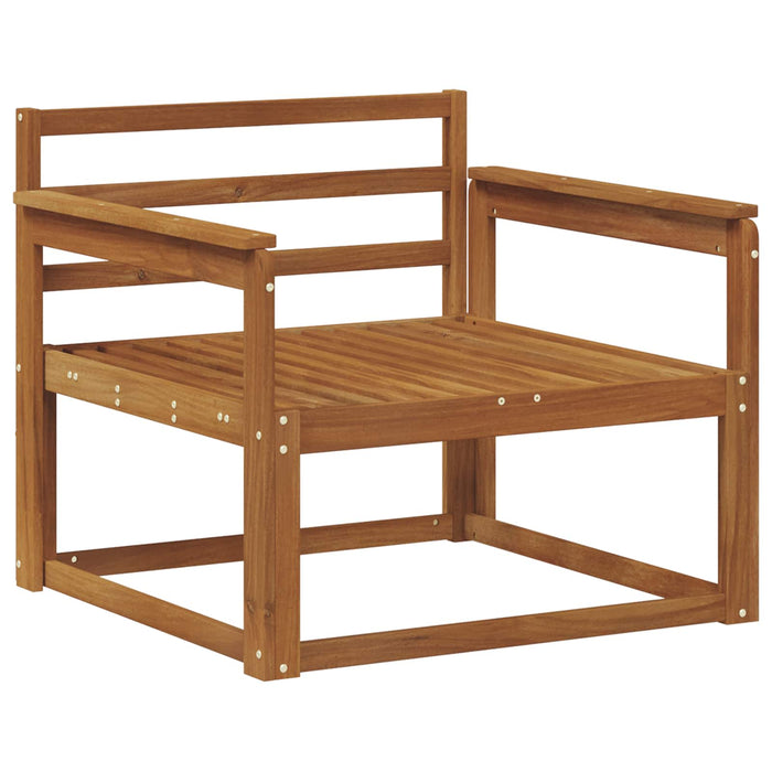 Canapea Medie pentru Exterior Lemn Solid de Acacia natural - WALTI WALTI