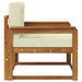 Canapea Medie pentru Exterior Lemn Solid de Acacia natural - WALTI WALTI